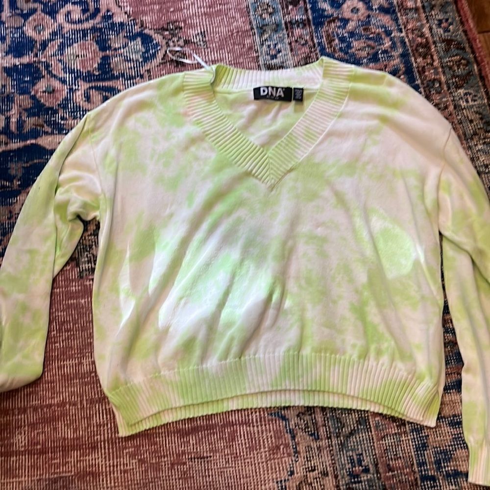 DNA tie-dye sweater 
